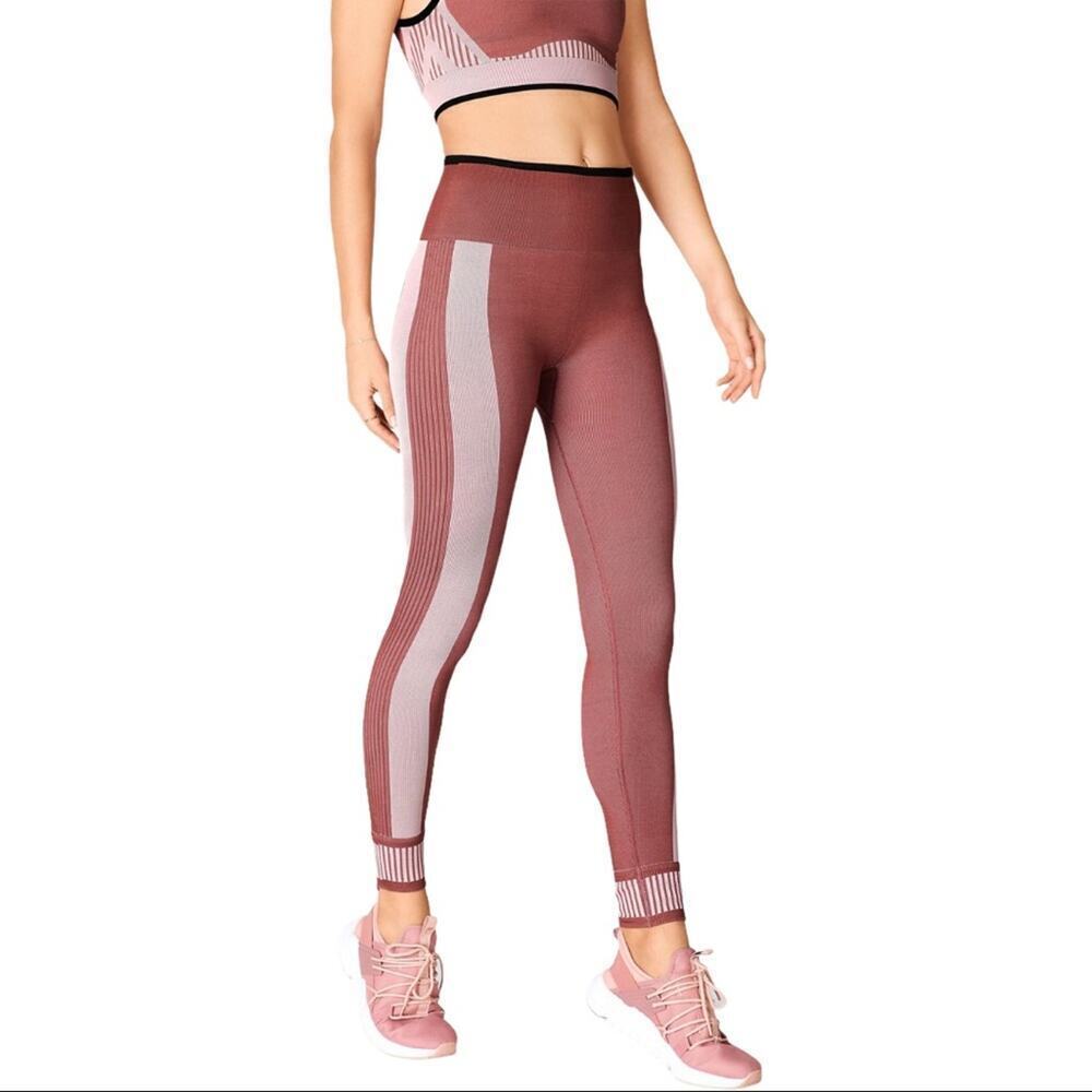 Fabletics High Waisted Seamless Colorblock Legging - image 1